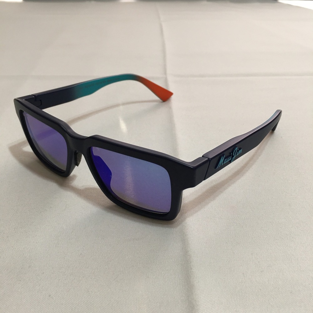 Maui Jim Kahiko Sunglasses MJ635-03 53-16-145 Blue Polarized